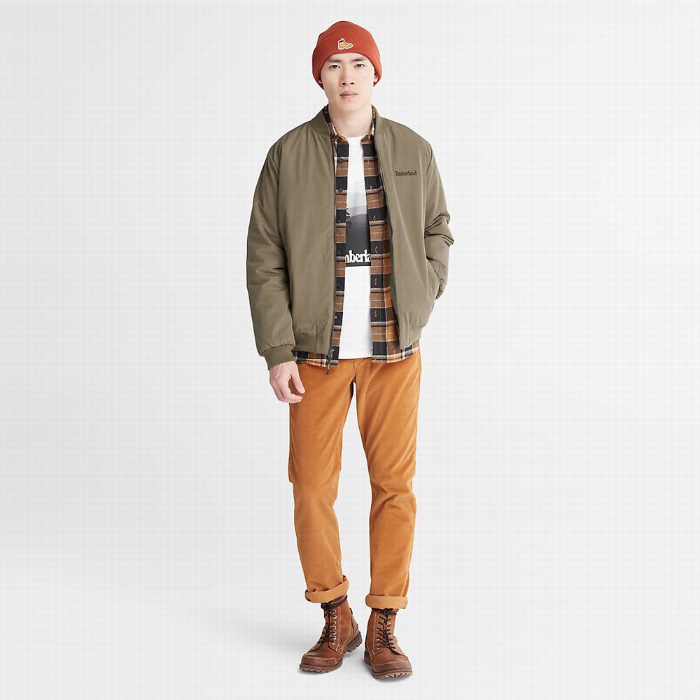 Timberland Thermarange™ Eco-Insulation Bomber Ceket Erkek Yeşil | TR-0679Z