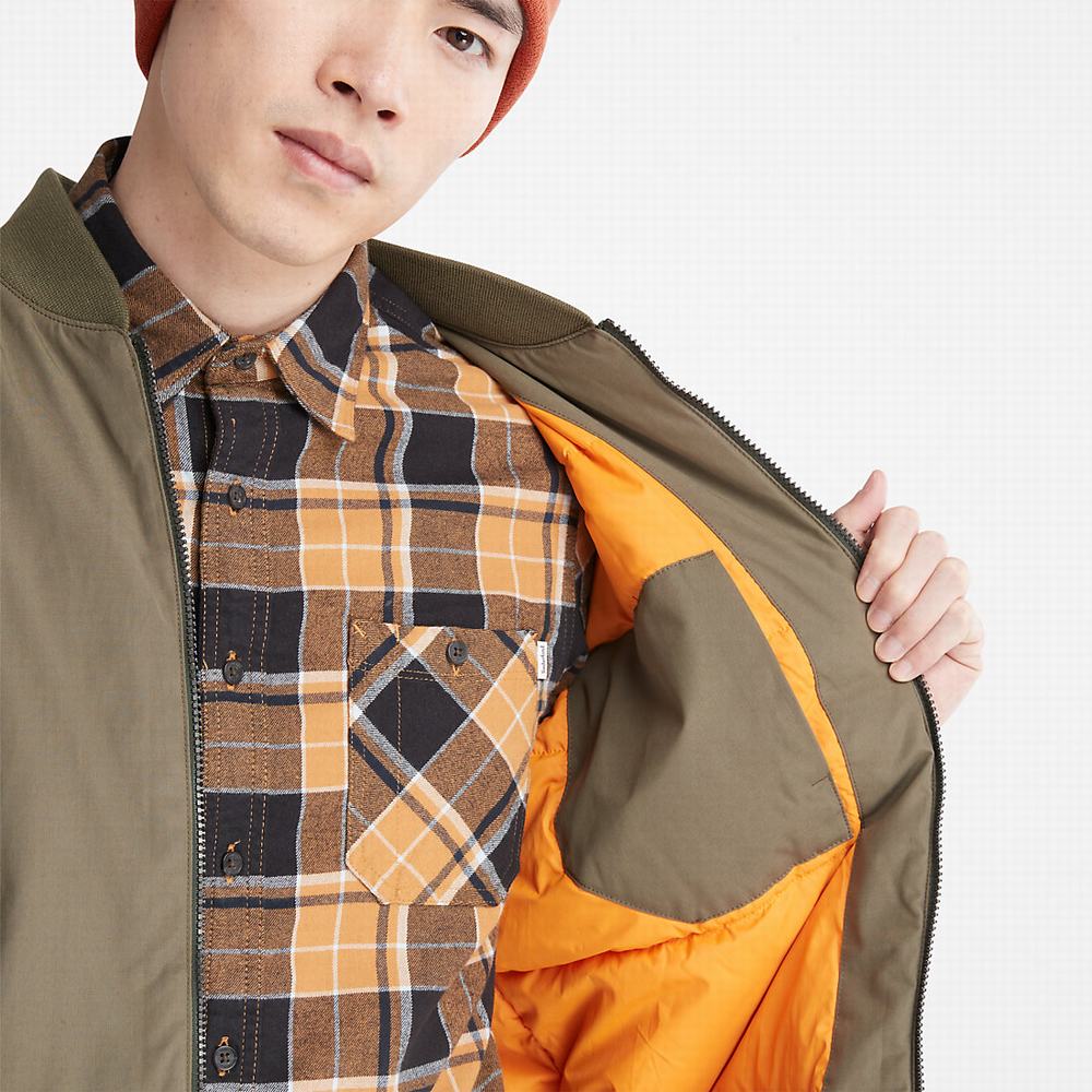 Timberland Thermarange™ Eco-Insulation Bomber Ceket Erkek Yeşil | TR-0679Z