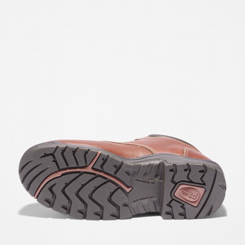 Timberland TiTAN Gündelik Alloy Burunlu İş Ayakkabısı Erkek Kahverengi | TR-4581Y