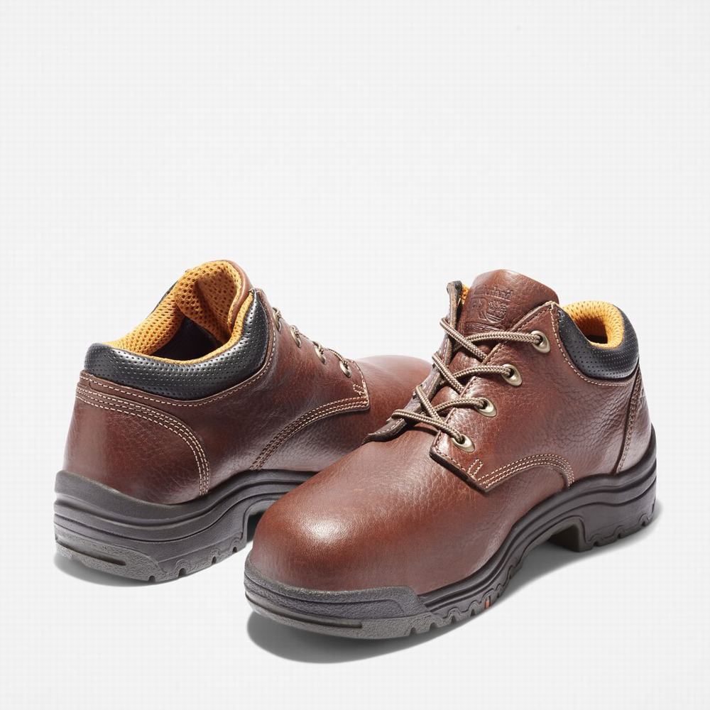 Timberland TiTAN Gündelik Alloy Burunlu İş Ayakkabısı Erkek Kahverengi | TR-4581Y