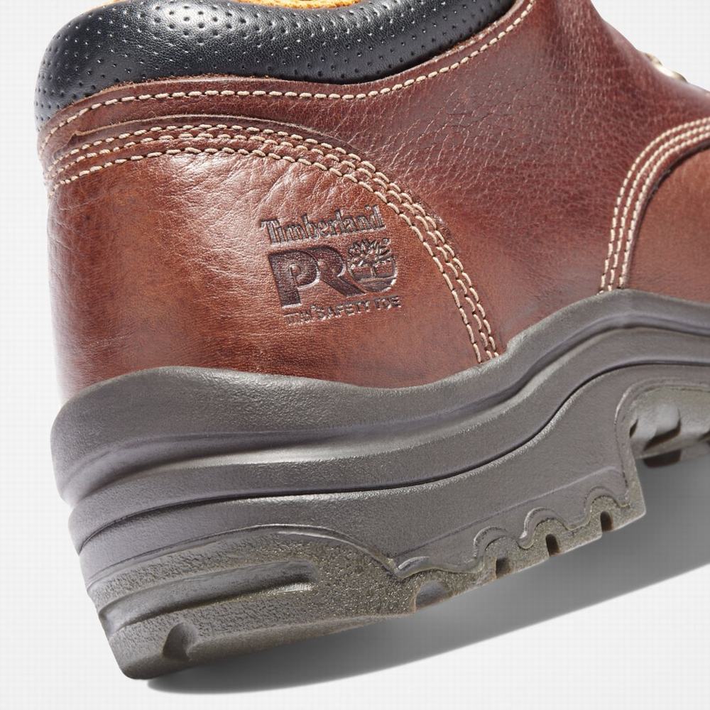 Timberland TiTAN Gündelik Alloy Burunlu İş Ayakkabısı Erkek Kahverengi | TR-4581Y