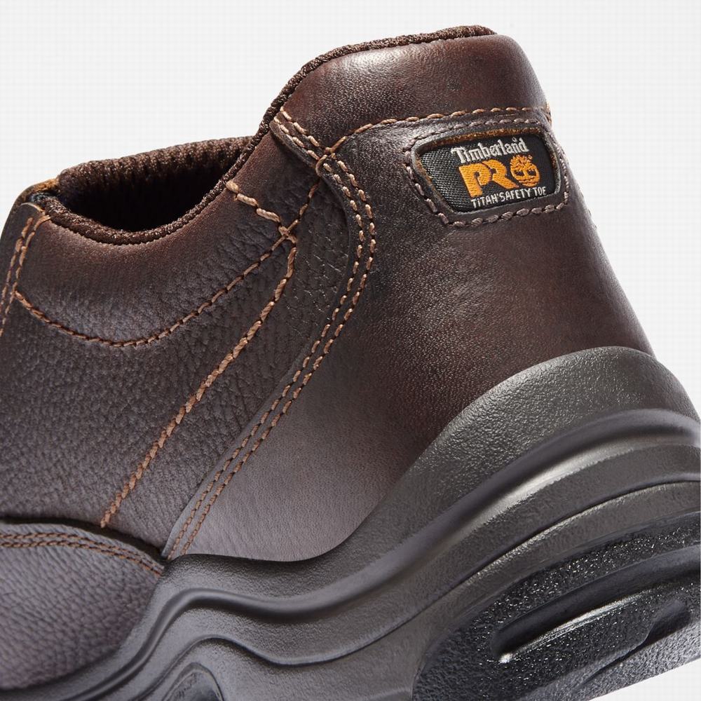 Timberland TiTAN Gündelik Alloy Burunlu İş Ayakkabısı Erkek Kahverengi | TR-8361R