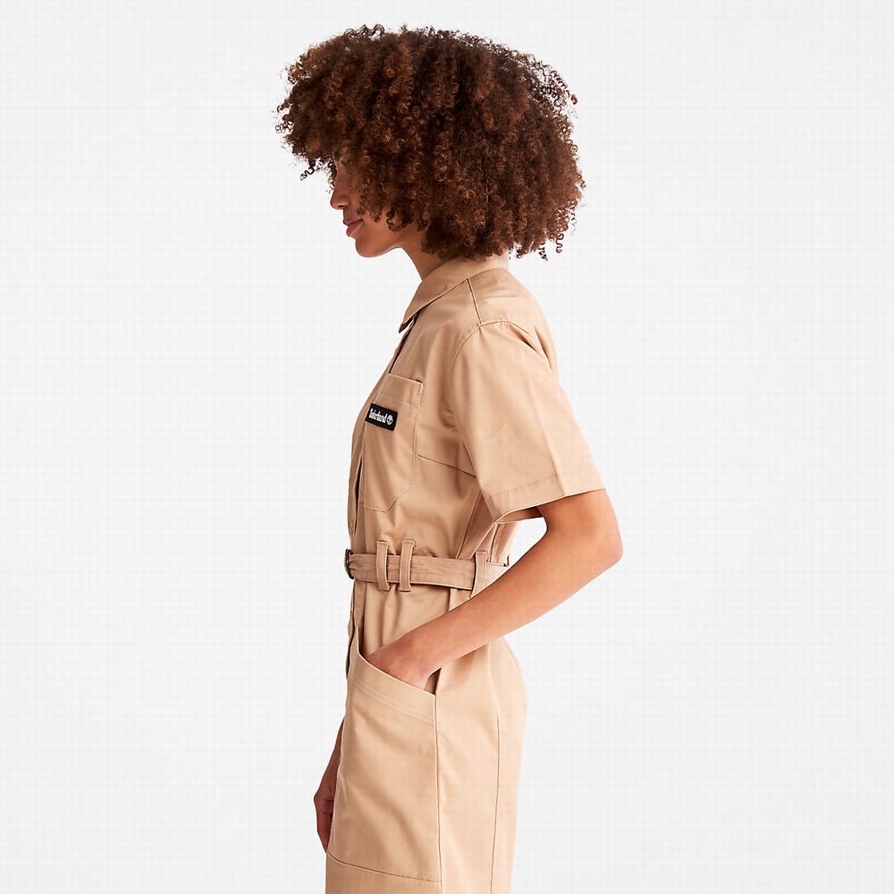 Timberland TimberCHILL™ Utility Elbise Kadın Bej Rengi | TR-7825W