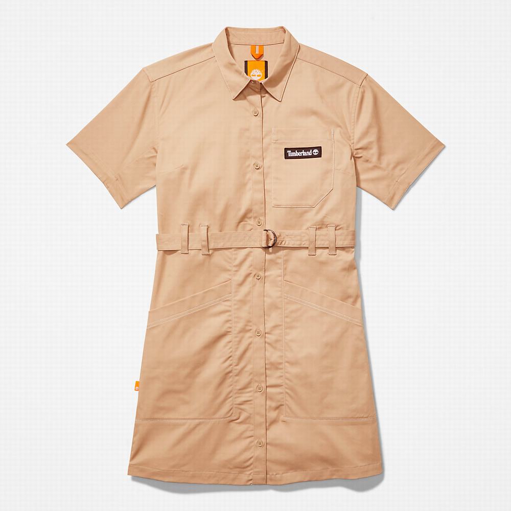 Timberland TimberCHILL™ Utility Elbise Kadın Bej Rengi | TR-7825W