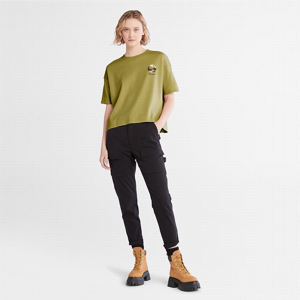Timberland TimberFresh™ Graphic Tişört Kadın Sarı | TR-5083H