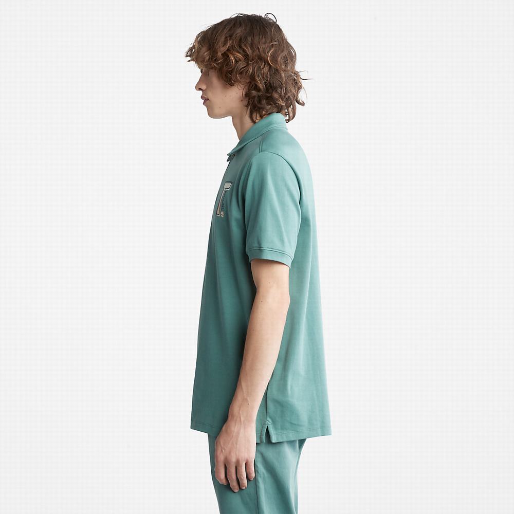 Timberland TimberFresh™ Polo Gömlek Erkek Turkuaz | TR-3517U