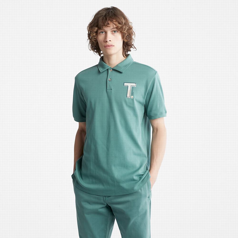 Timberland TimberFresh™ Polo Gömlek Erkek Turkuaz | TR-3517U