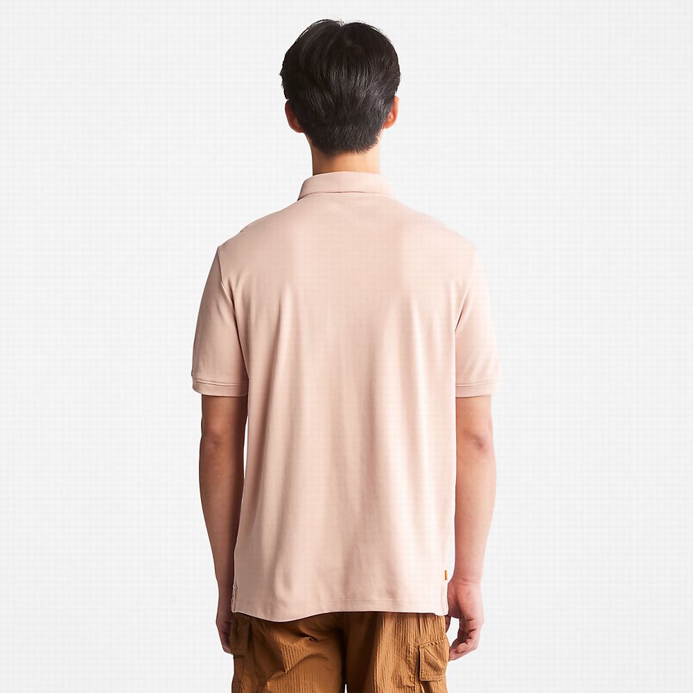 Timberland TimberFresh™ Polo Gömlek Erkek Açık Pembe | TR-7918A