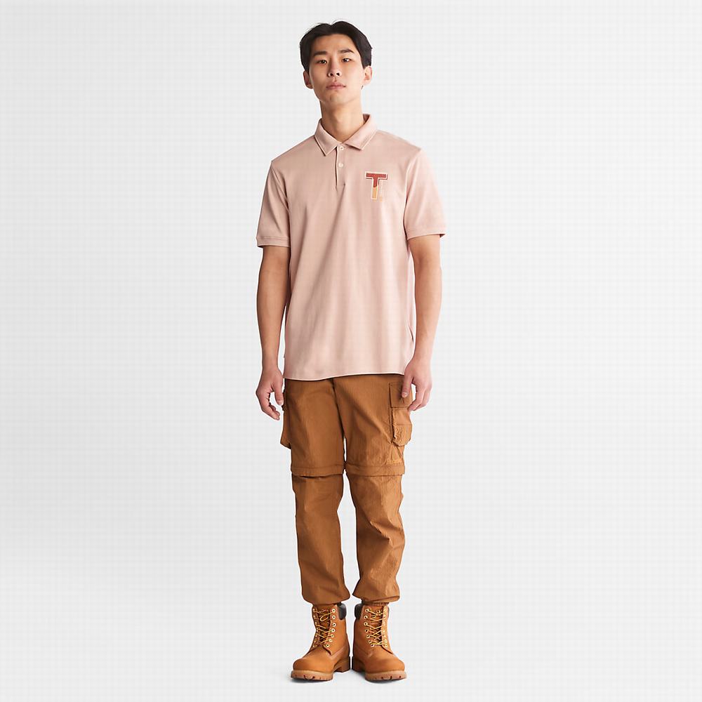 Timberland TimberFresh™ Polo Gömlek Erkek Açık Pembe | TR-7918A