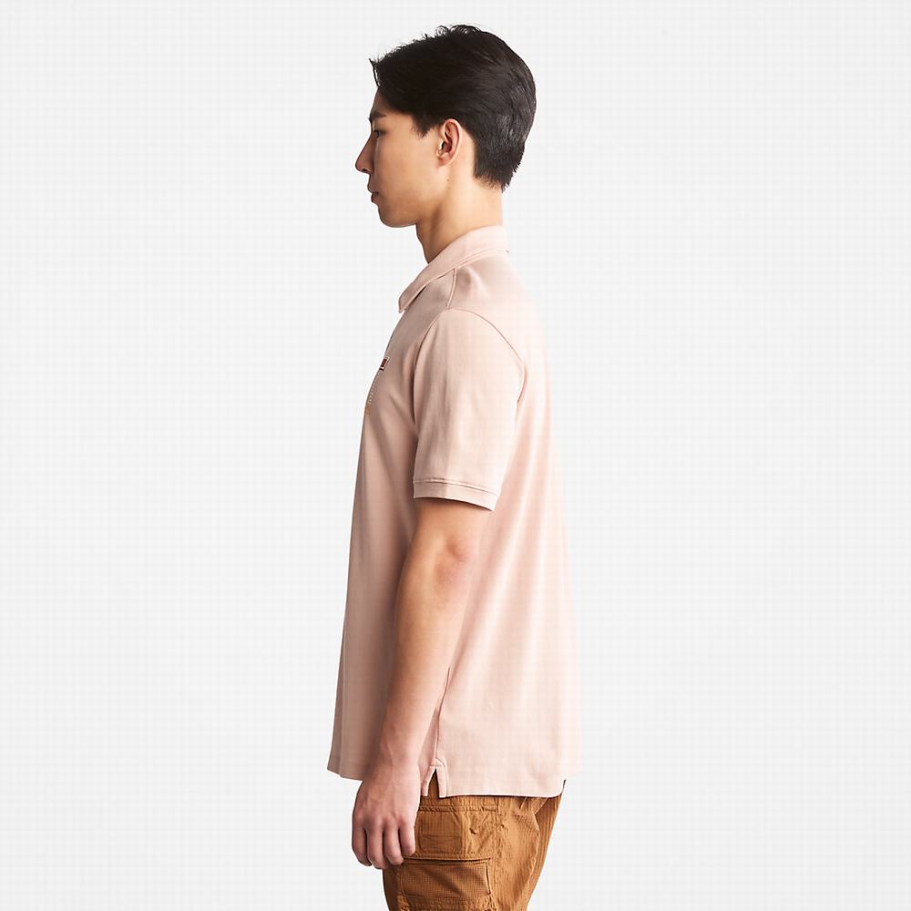 Timberland TimberFresh™ Polo Gömlek Erkek Açık Pembe | TR-7918A
