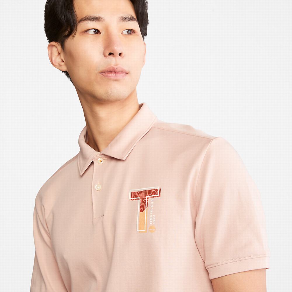 Timberland TimberFresh™ Polo Gömlek Erkek Açık Pembe | TR-7918A