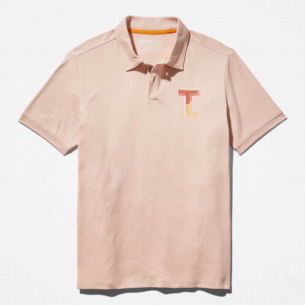 Timberland TimberFresh™ Polo Gömlek Erkek Açık Pembe | TR-7918A