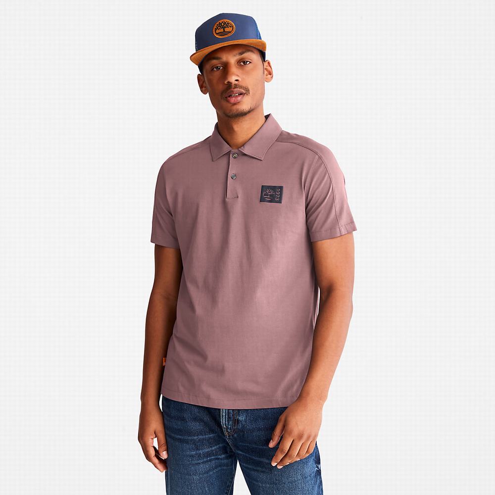 Timberland TimberFresh™ Supima® Pamuklu Polo Gömlek Erkek Pembe | TR-7960E