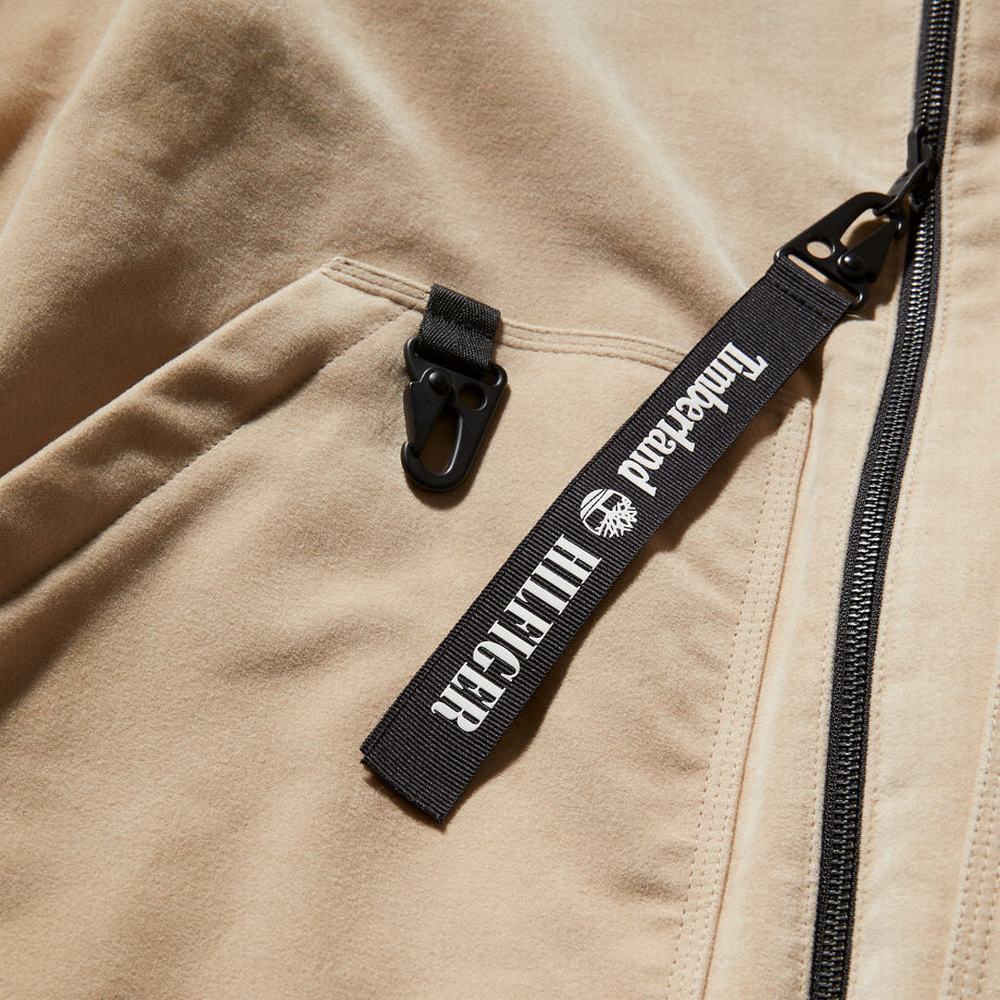 Timberland Tommy Hilfiger x Timberland® Re-imagined Reversible Cargo Ceket Erkek Bej Rengi | TR-2081T