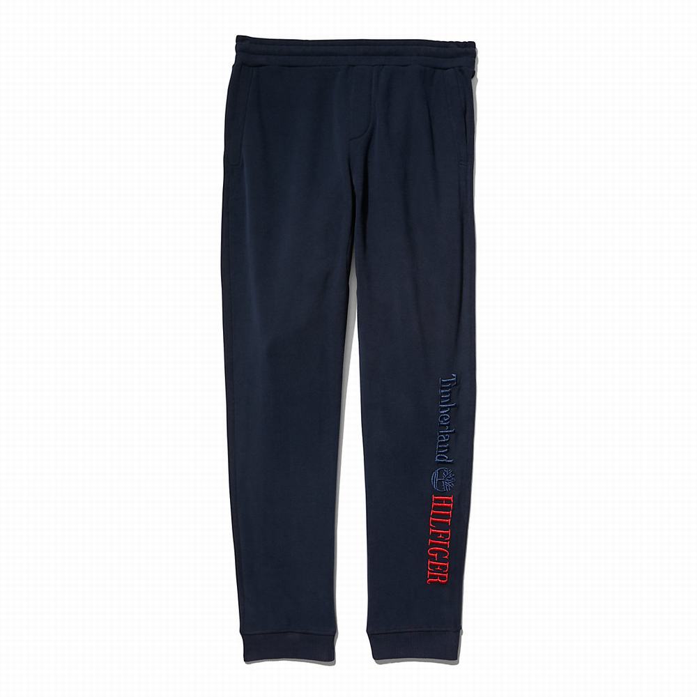 Timberland Tommy Hilfiger x Timberland® Re-imagined All Gender Sweatpants Pantolon Erkek Mavi | TR-4350R