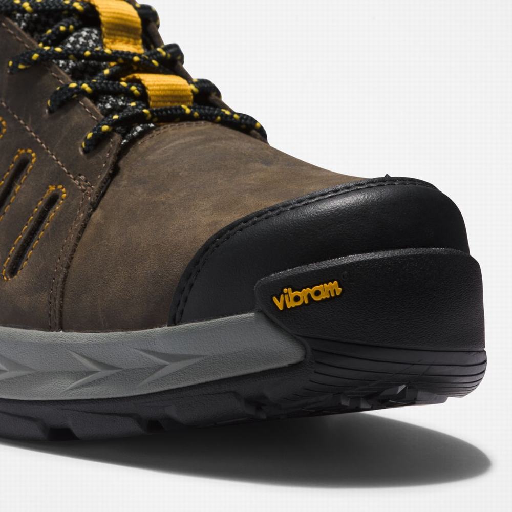 Timberland Trailwind Waterproof Comp-Burunlu Iş Botu Erkek Kahverengi Sarı | TR-9401L