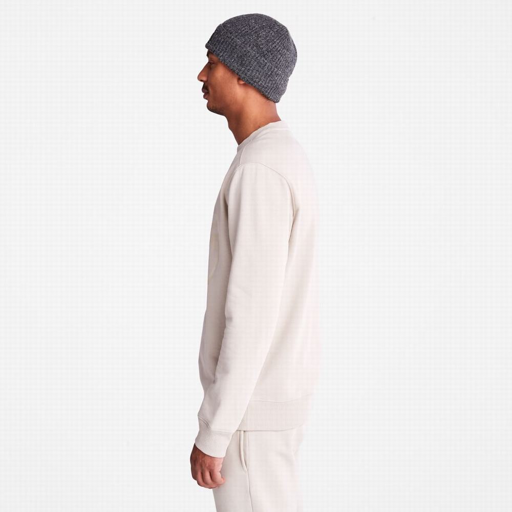 Timberland Tree Logo Crewneck Tişörtü Erkek Taupe | TR-3079F