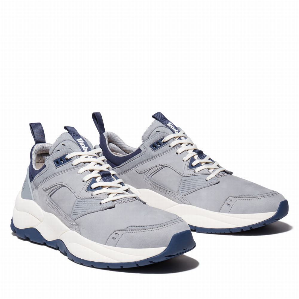 Timberland Tree Racer Leather Spor Ayakkabı Erkek Gri | TR-4378H