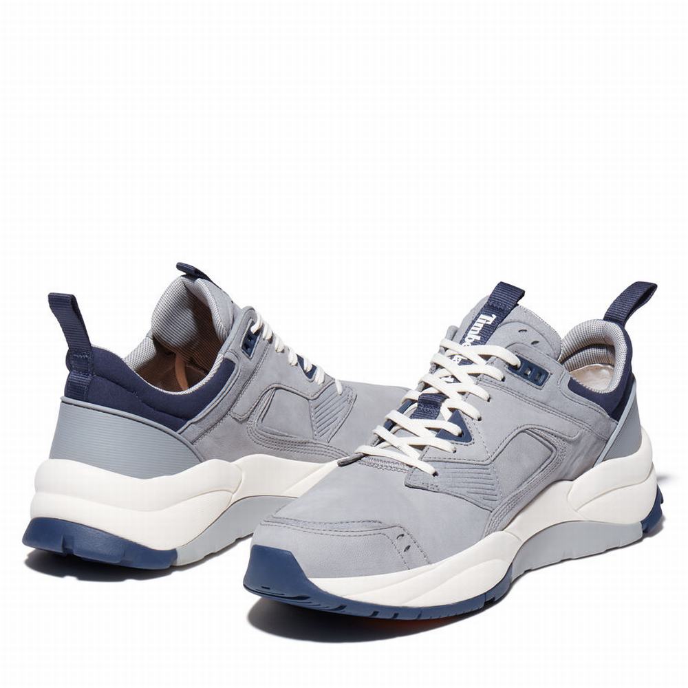 Timberland Tree Racer Leather Spor Ayakkabı Erkek Gri | TR-4378H