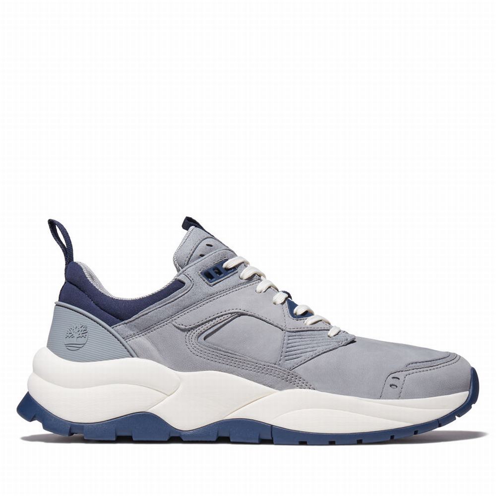 Timberland Tree Racer Leather Spor Ayakkabı Erkek Gri | TR-4378H