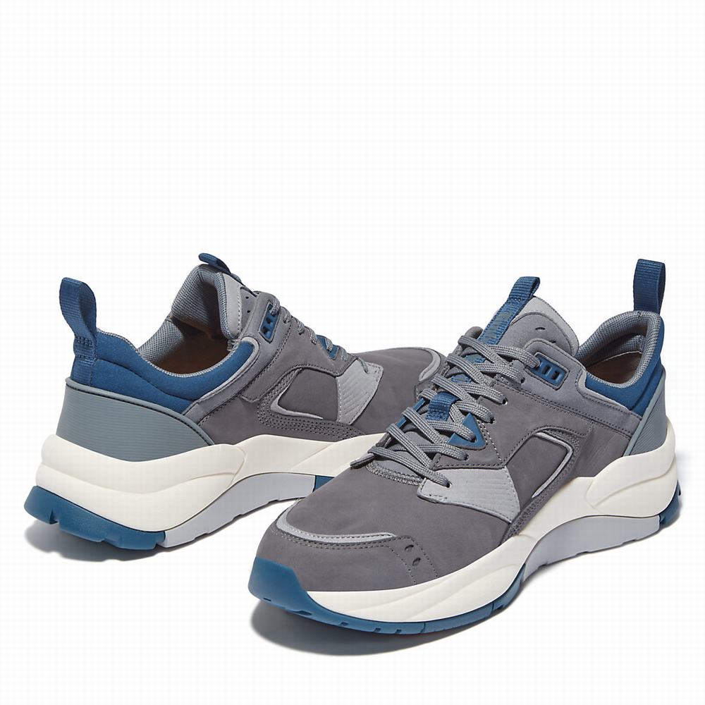 Timberland Tree Racer Leather Spor Ayakkabı Erkek Gri | TR-5418K