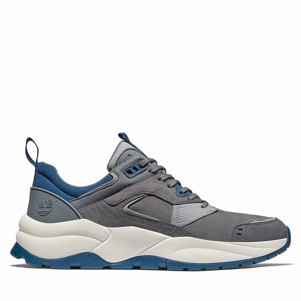 Timberland Tree Racer Leather Spor Ayakkabı Erkek Gri | TR-5418K