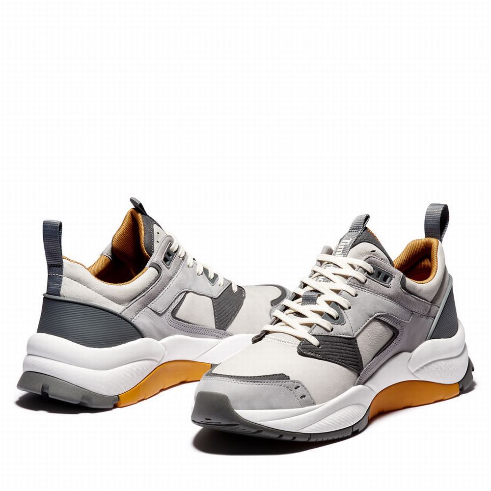 Timberland Tree Racer Leather Spor Ayakkabı Erkek Gri | TR-7508J