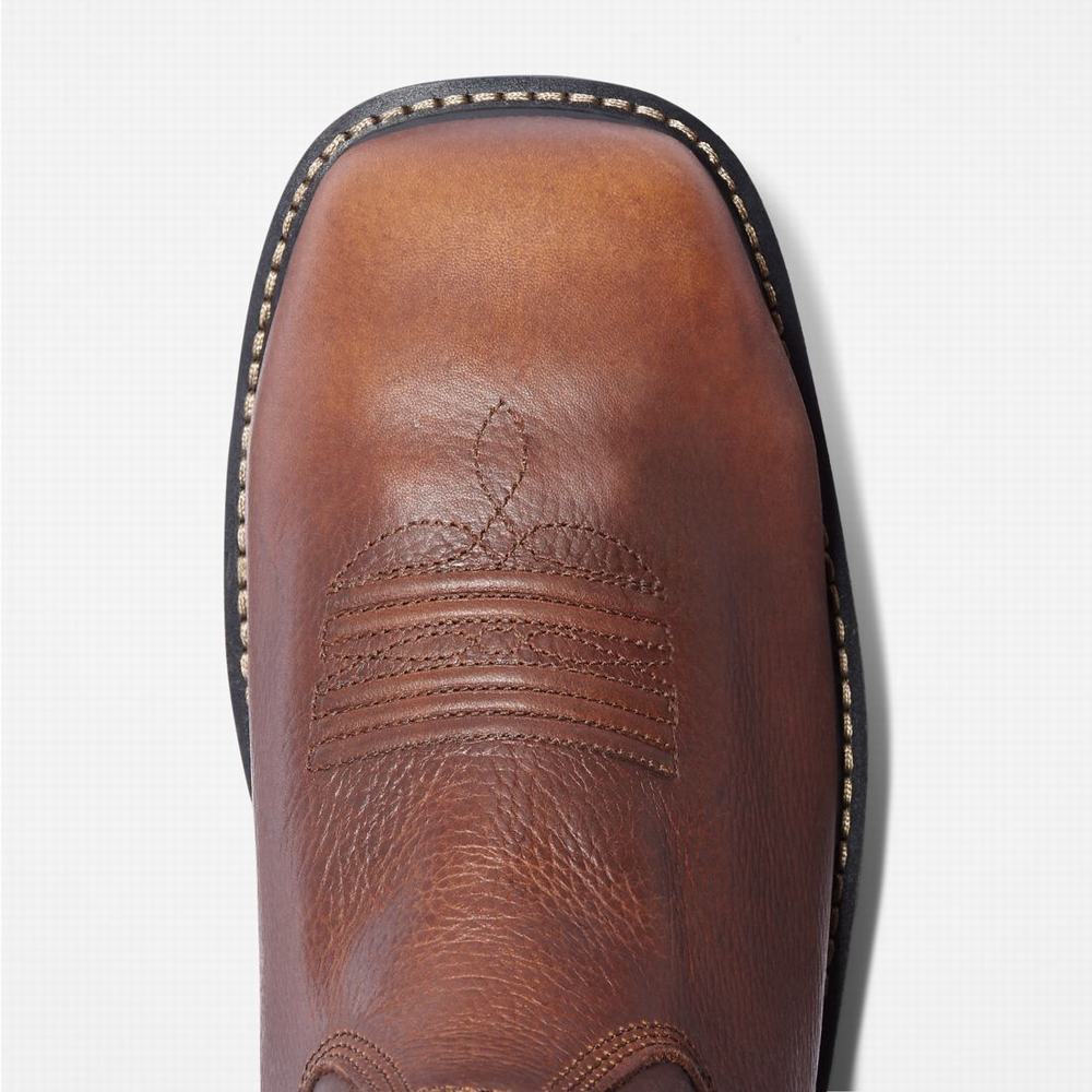 Timberland True Grit Met Guard Composite Burunlu Waterproof Iş Botu Erkek Kahverengi | TR-8079D
