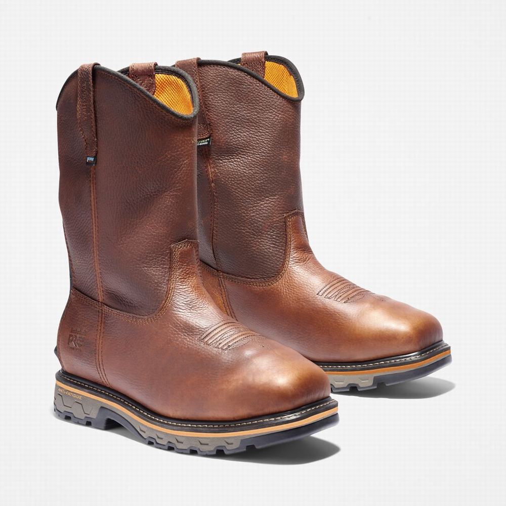 Timberland True Grit Met Guard Composite Burunlu Waterproof Iş Botu Erkek Kahverengi | TR-8079D