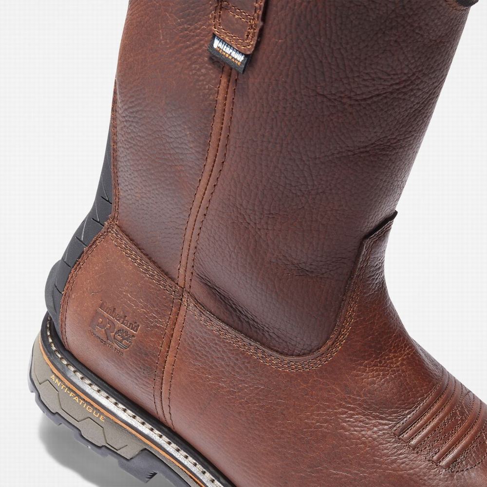 Timberland True Grit Met Guard Composite Burunlu Waterproof Iş Botu Erkek Kahverengi | TR-8079D