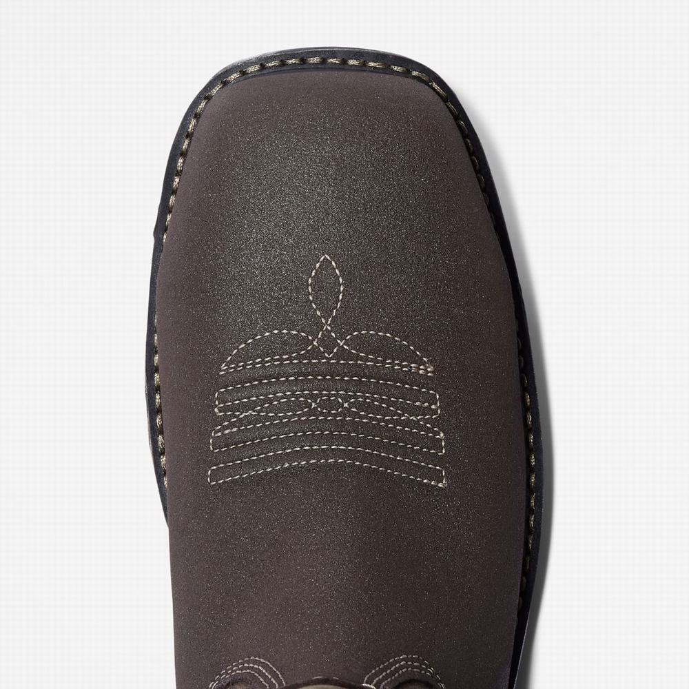 Timberland True Grit Pull On Composite Burunlu Waterproof Iş Botu Erkek Kahverengi | TR-0632P