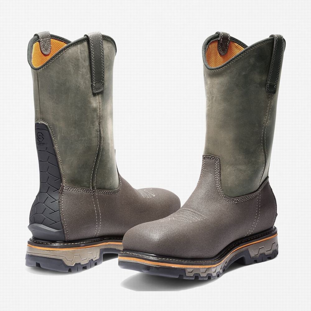 Timberland True Grit Pull On Composite Burunlu Waterproof Iş Botu Erkek Kahverengi | TR-0632P
