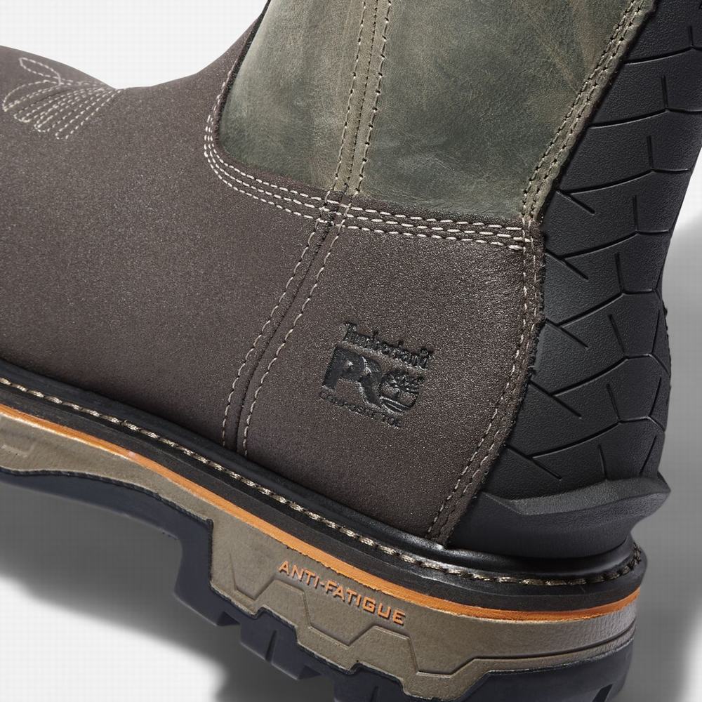 Timberland True Grit Pull On Composite Burunlu Waterproof Iş Botu Erkek Kahverengi | TR-0632P