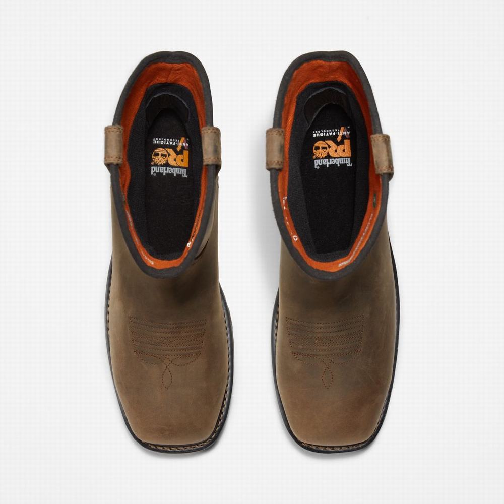 Timberland True Grit Pull On Composite Burunlu Waterproof Iş Botu Erkek Kahve | TR-1059U