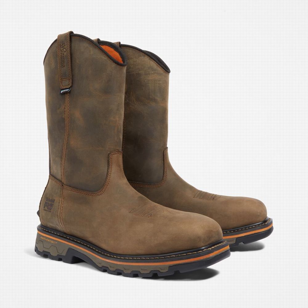 Timberland True Grit Pull On Composite Burunlu Waterproof Iş Botu Erkek Kahve | TR-1059U