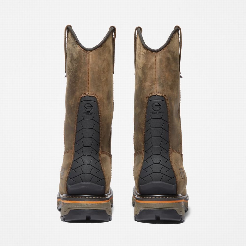 Timberland True Grit Pull On Composite Burunlu Waterproof Iş Botu Erkek Kahve | TR-1059U