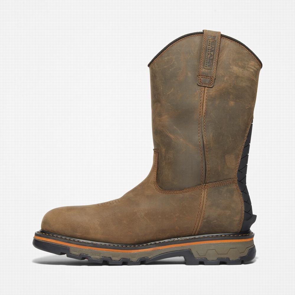 Timberland True Grit Pull On Composite Burunlu Waterproof Iş Botu Erkek Kahve | TR-1059U