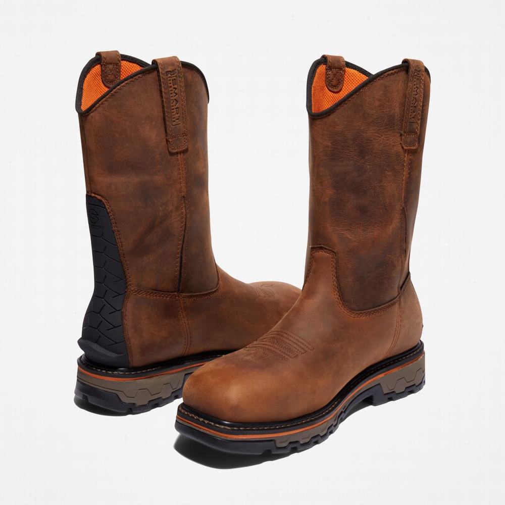 Timberland True Grit Pull On Composite Burunlu Iş Botu Erkek Kahverengi | TR-4932K