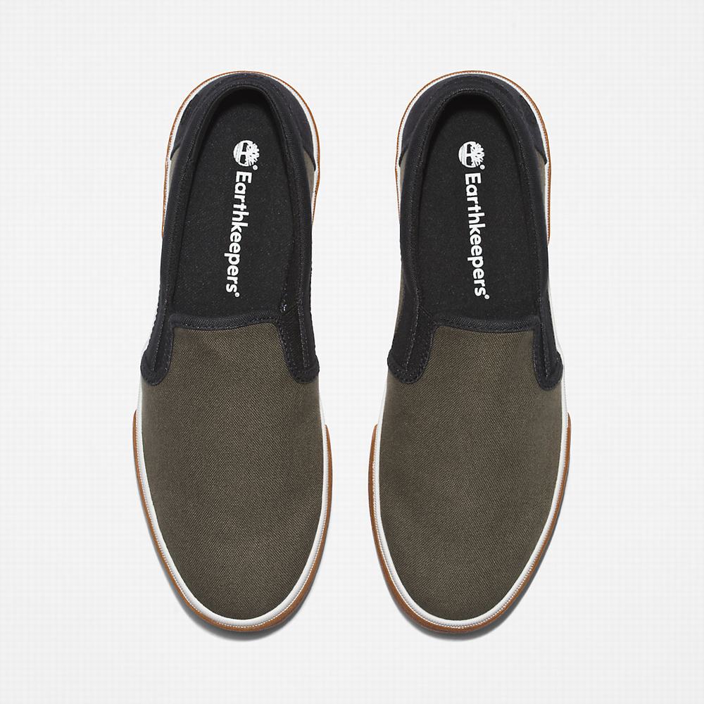 Timberland Union Wharf 2.0 EK+ Slip On Ayakkabı Erkek Koyu Yeşil | TR-7129A