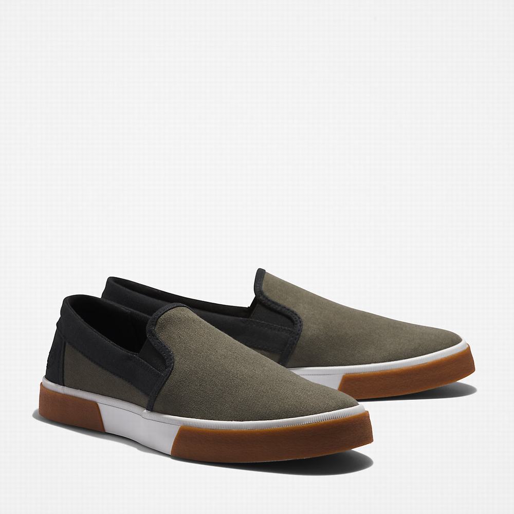 Timberland Union Wharf 2.0 EK+ Slip On Ayakkabı Erkek Koyu Yeşil | TR-7129A