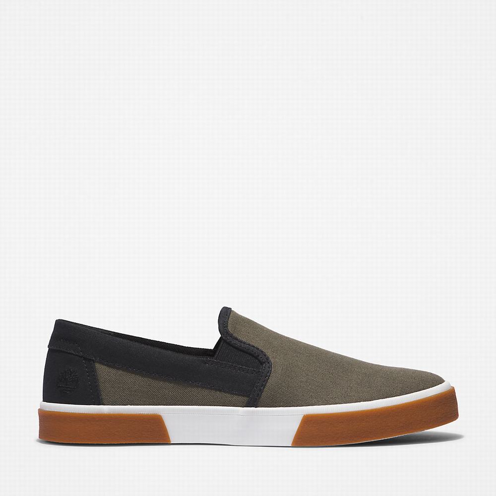 Timberland Union Wharf 2.0 EK+ Slip On Ayakkabı Erkek Koyu Yeşil | TR-7129A