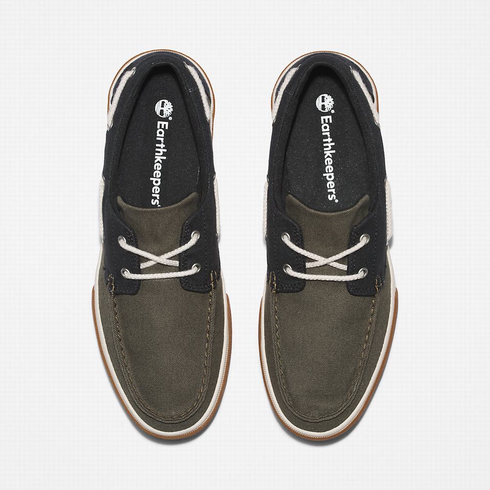 Timberland Union Wharf 2.0 EK+ Tekne Ayakkabısı Erkek Koyu Yeşil | TR-1624P