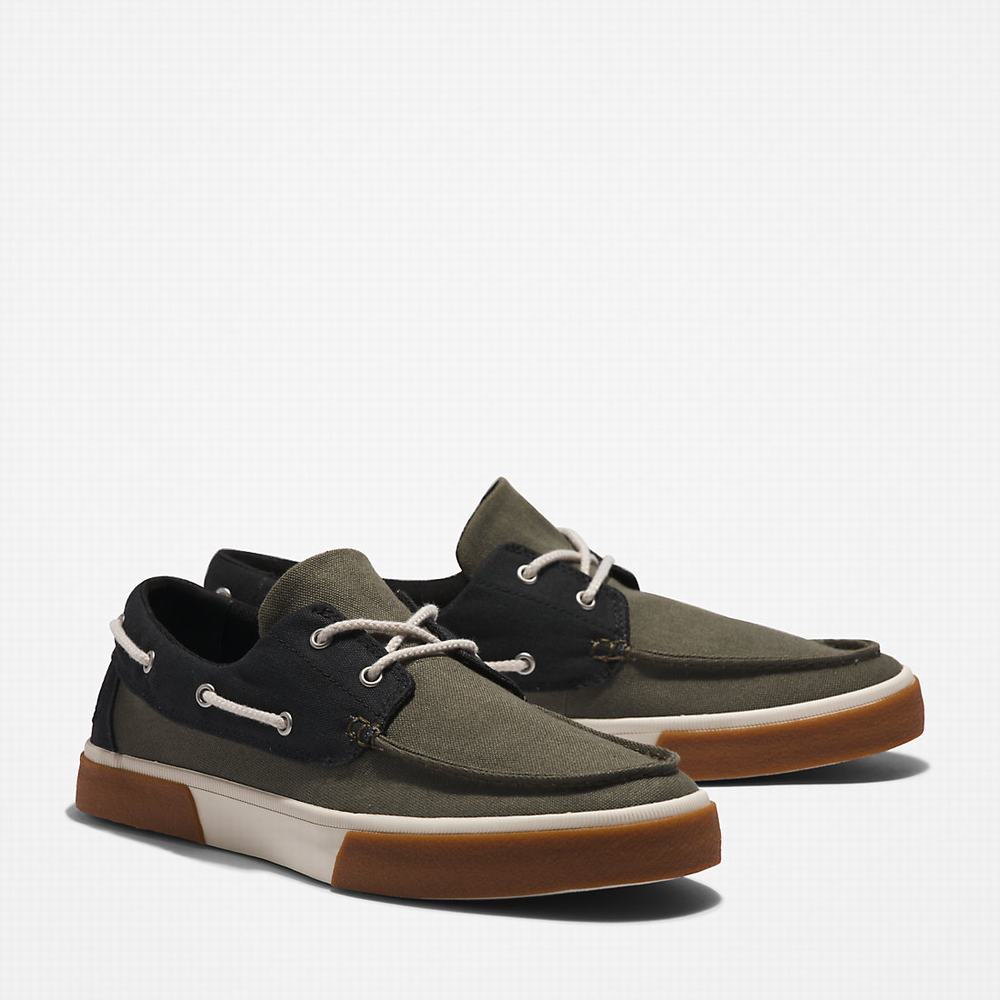 Timberland Union Wharf 2.0 EK+ Tekne Ayakkabısı Erkek Koyu Yeşil | TR-1624P
