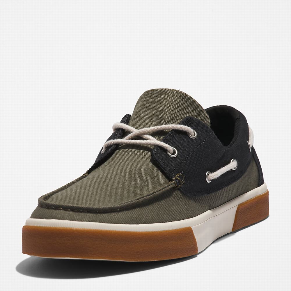 Timberland Union Wharf 2.0 EK+ Tekne Ayakkabısı Erkek Koyu Yeşil | TR-1624P