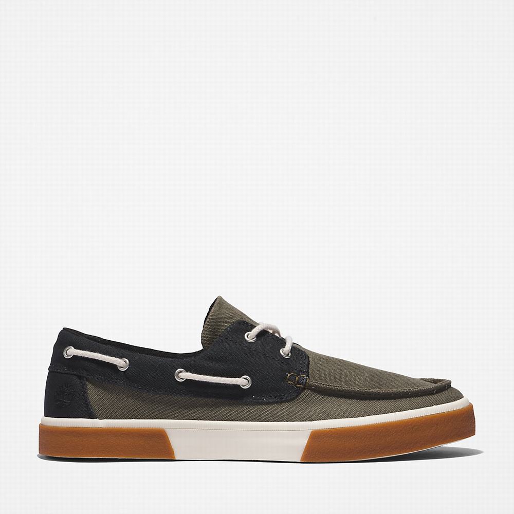 Timberland Union Wharf 2.0 EK+ Tekne Ayakkabısı Erkek Koyu Yeşil | TR-1624P