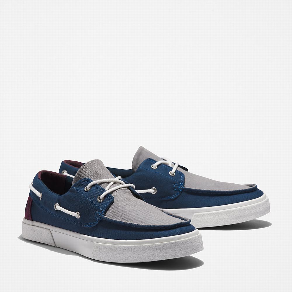 Timberland Union Wharf 2.0 EK+ Tekne Ayakkabısı Erkek Koyu Mavi | TR-5963Y