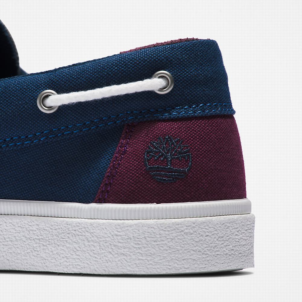 Timberland Union Wharf 2.0 EK+ Tekne Ayakkabısı Erkek Koyu Mavi | TR-5963Y