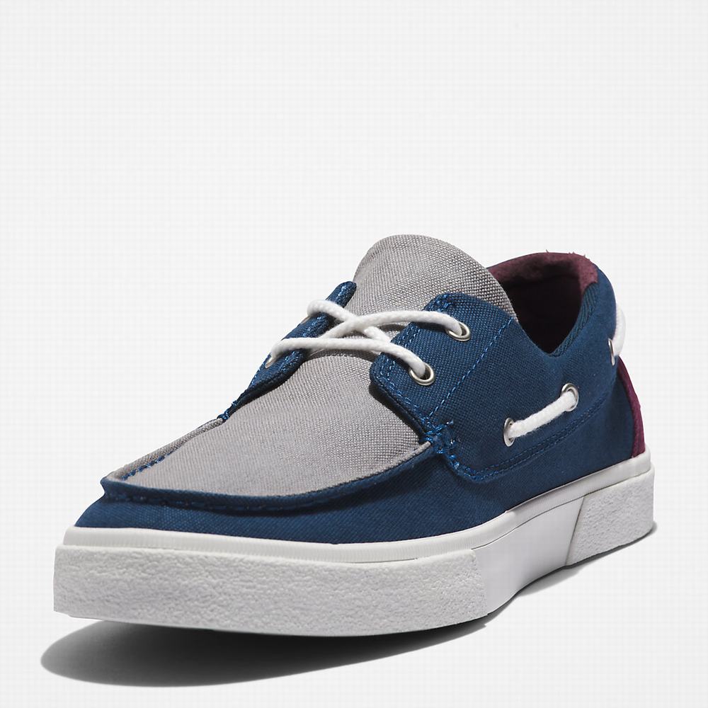 Timberland Union Wharf 2.0 EK+ Tekne Ayakkabısı Erkek Koyu Mavi | TR-5963Y