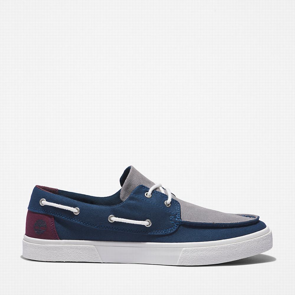 Timberland Union Wharf 2.0 EK+ Tekne Ayakkabısı Erkek Koyu Mavi | TR-5963Y