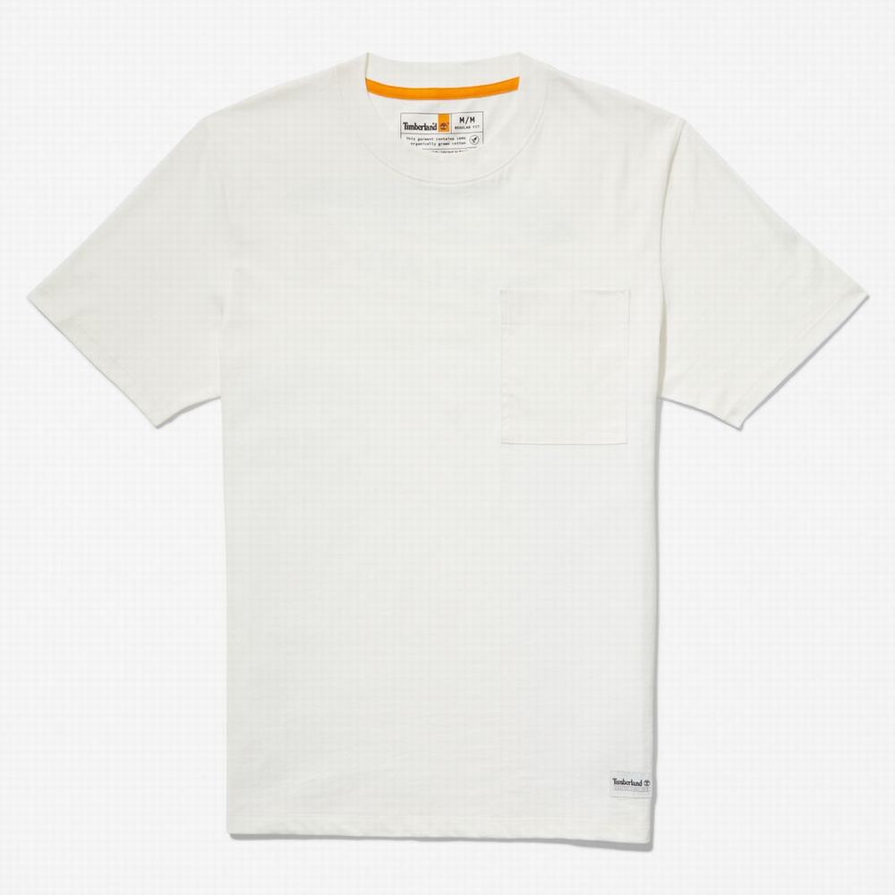 Timberland Utility Back-Graphic Tişört Erkek Beyaz | TR-4018G